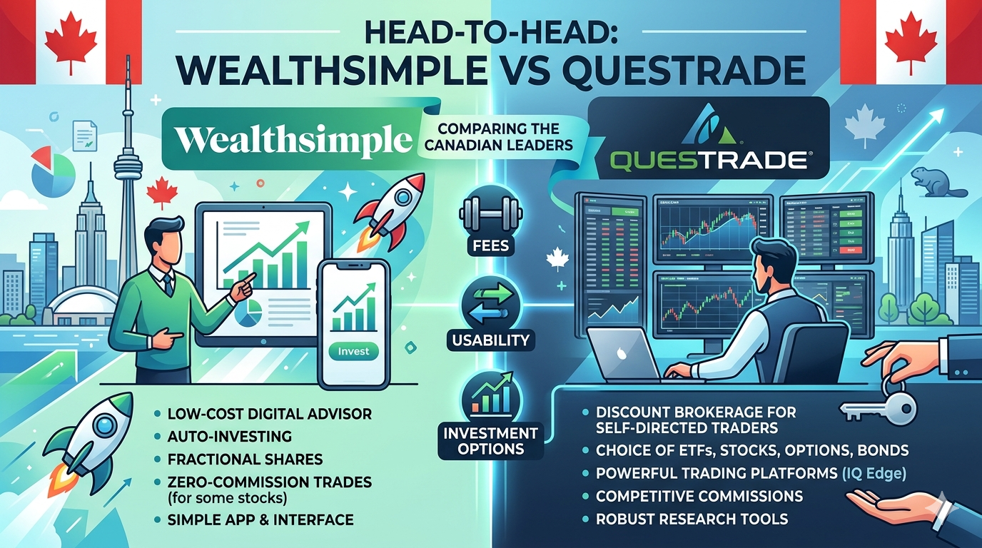 Questrade vs Wealthsimple in 2026 best features